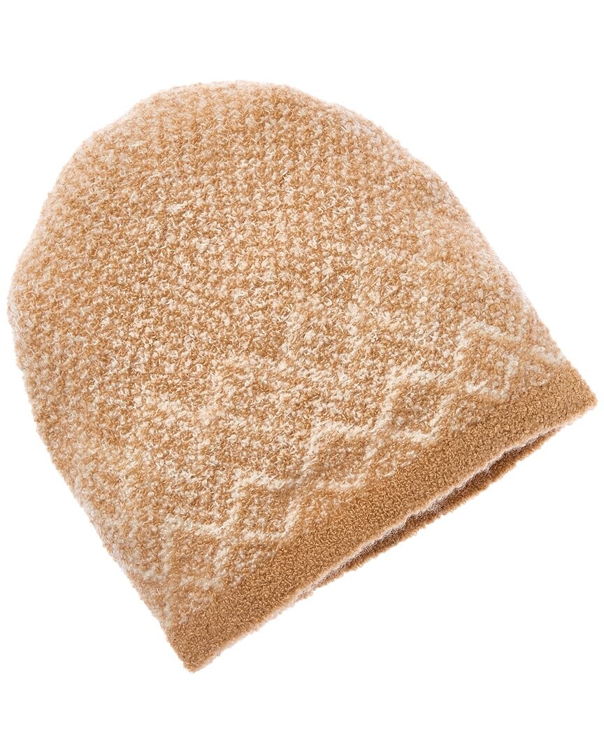 Amicale Cashmere Boucle Cashmere Hat Womens Brown 8790₽