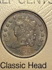 1828 Classic Head Half Cent — photo from another recent sale
