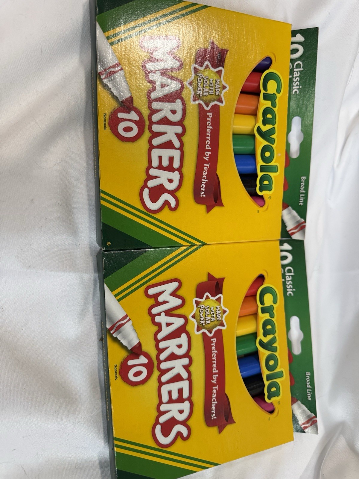 10 Classic Broad Line Multicolor Set Of 2 Packs