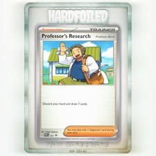 Professor's Research (Professor Birch) 221 SV Black Star Promo Pokemon TCG Card