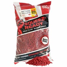 Fjuka Squeez-Ready™ Red Method Pellets 2mm 1KG 10.49 per kilo