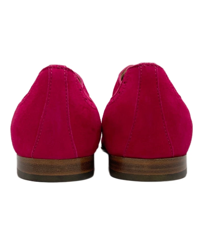 Zapatos Oxford Manolo Blahnik/ (Manolo Blahnik) Gamuza Rosa Talla: 38 Foto 3 de 4