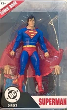 McFarlane DC Direct SUPERMAN ZERO HOUR #4 7” Action Fig. + Comic Book NEW & Seal