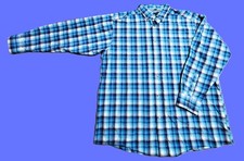 Ariat Pro Series Shirt Mens XL Blue Plaid Western Button Down Long Sleeve Shirt