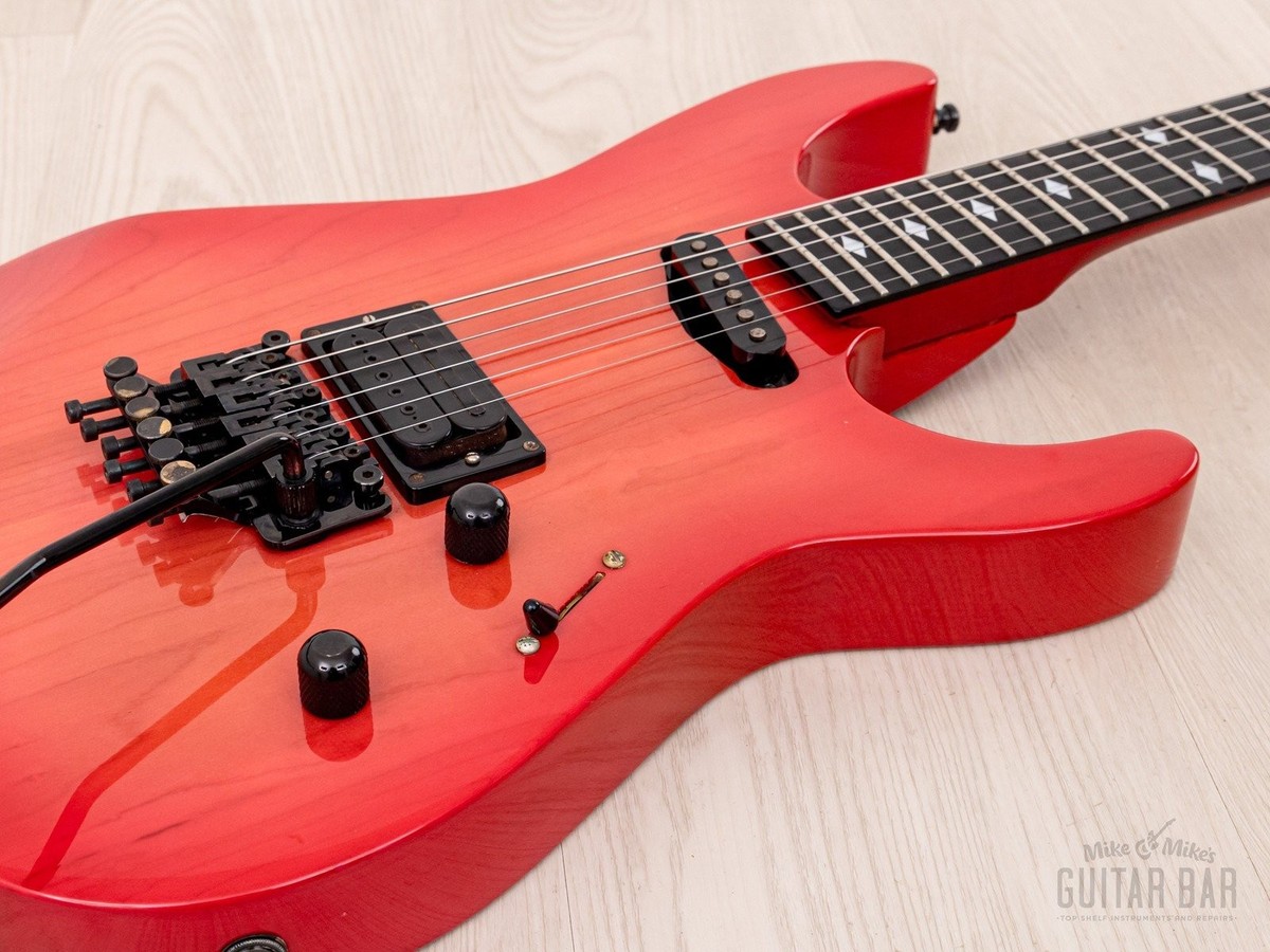 1980s ESP Custom Shop Vintage Superstrat “T. Shibahara” Pink