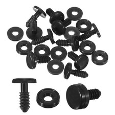 12mm Doll Joints, 10Set Plastic Removable Animal Joints Parts, Black