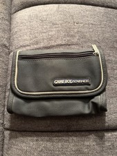 Official Nintendo Game Boy Advance GBA Carry Case Travel Bag Black / White