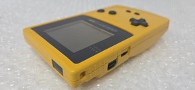 Nintendo Game Boy Color CGB-001 Yellow No Battery Cover (Tested & Clean)