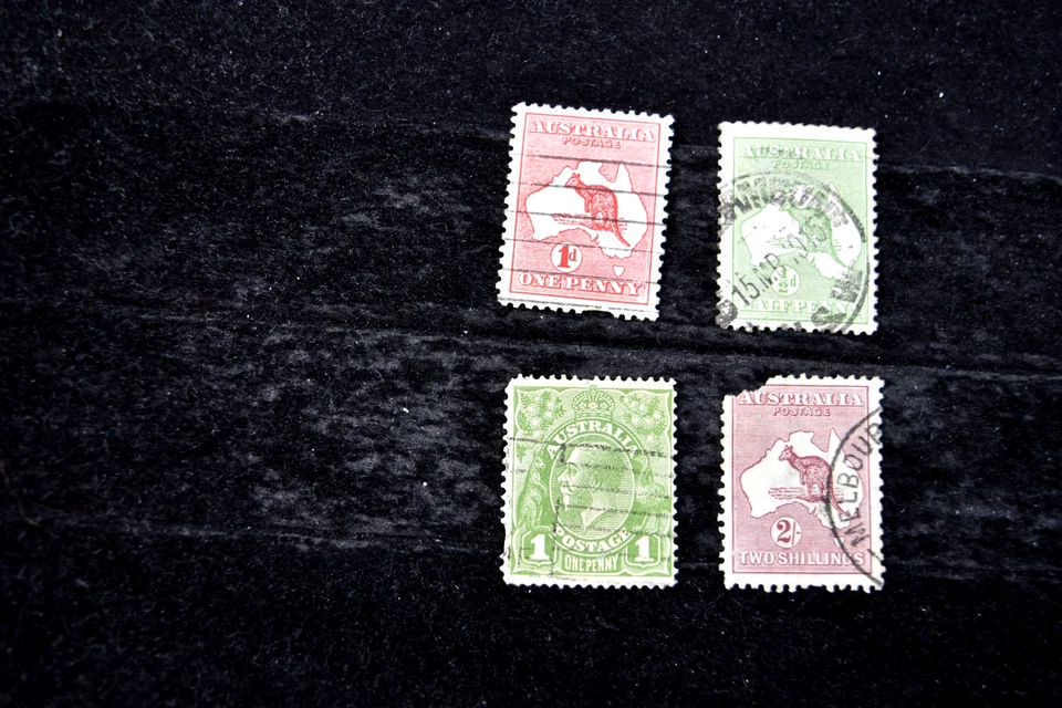 AUSTRALIA 1913-1951 S 1-S 2 + S S11 + S 23 + S 219 + S 221 USED - Image 2 of 3