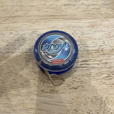 Vintage Duncan Proyo Yoyo Used Blue And Clear Good Condition