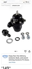 Aem 25-300bk Black High Volume Adjustable Fuel Pressure Regulator Aem 25-300bk Black High Volume Adjustable Fuel Pressure Regulator