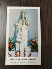 Madonna delle Grotte, Holy Card, Rocchetta al Volturno,S.P.C. S.p.a Cassino Roma