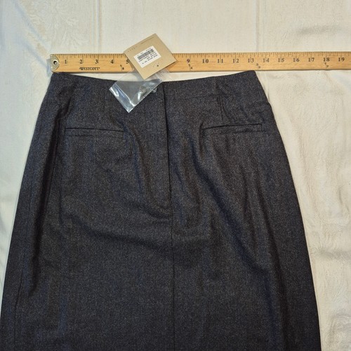 Jupe longue vintage neuve avec étiquette J Jill 100% laine gris anthracite stock mort années 90 MADE IN USA - Photo 4/12