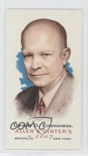 2007 Topps Allen & Ginter's Mini Bazooka Back 16/25 Dwight D Eisenhower #62 0v1