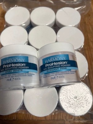 Harmony 20 Stück ProHesion Crystal Klar White Acryl Puder Nails Nail Art
