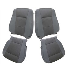 4PCS For Ford F150 XLT 2015-2020 Driver+Passenger Bottom-Top Seat Covers Cloth