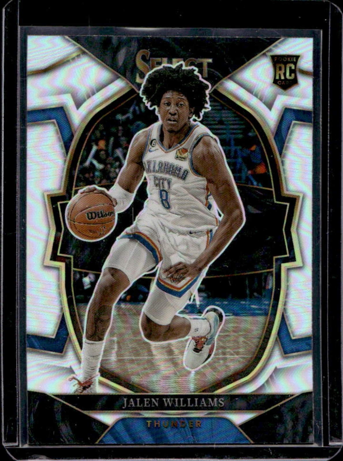 2022-23 Select Jalen Williams RC Silver Prizms Concourse #90 Thunder