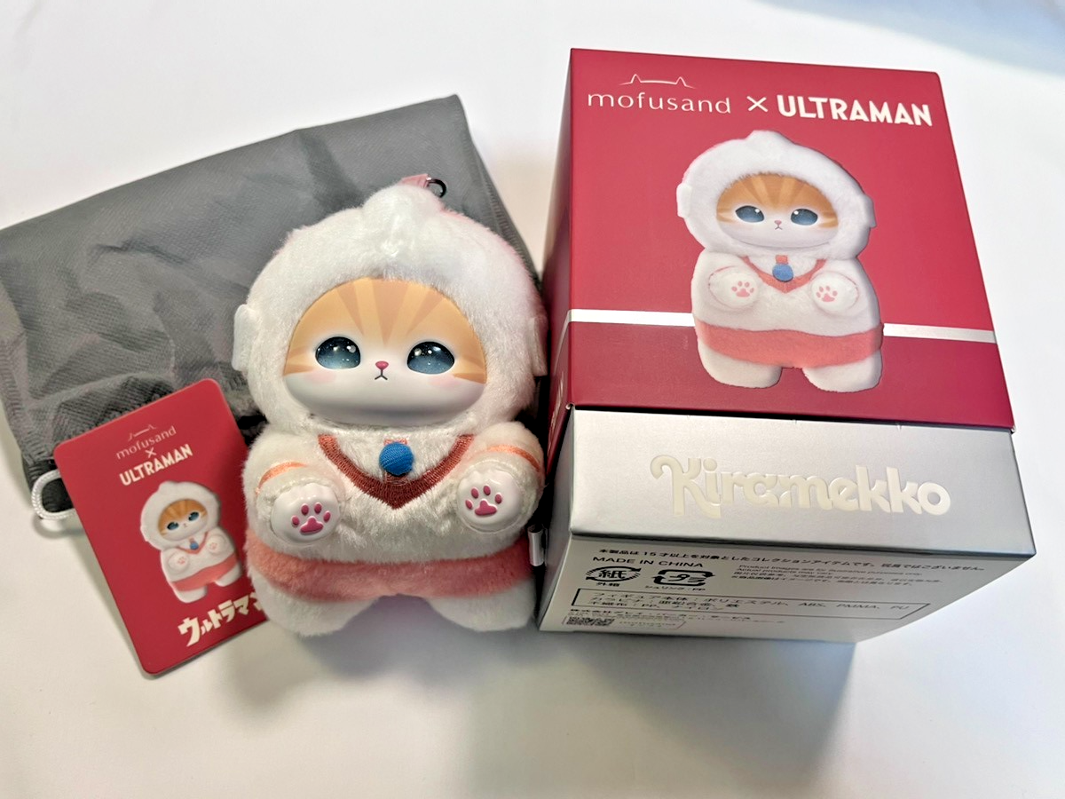 mofusand x Ultraman Kiramekko Ultraman Plush Keychain AnimeJapan