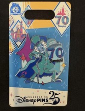Disney Disneyland 70th Anniversary Haunted Mansion Hatbox Ghost Pin