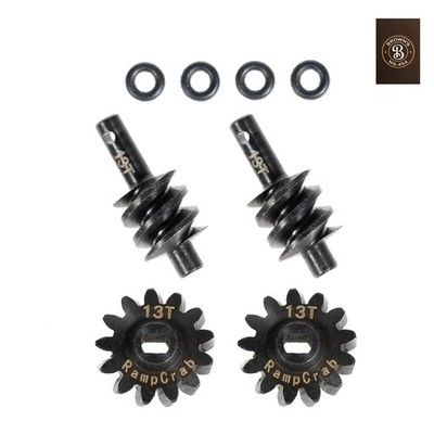 Overdrive Differential Gear Set 13T, 2 Sets, Hardened Steel, 1/24, Upgrade Pa...