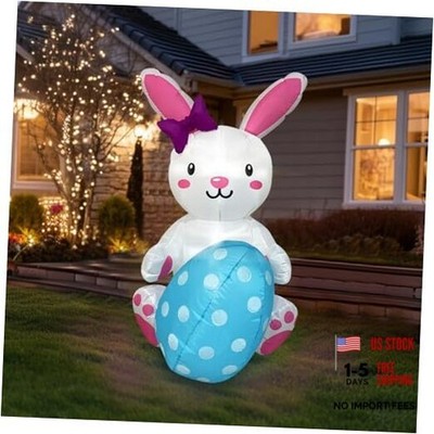 4FT Easter Inflatable, Easter Inflatable Outdoor 4FT Easter Inflatable Bunny