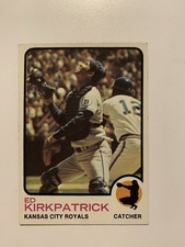 1973 Topps - Ed Kirkpatrick #233 Kansas City Royals Baseball Card FREE SHIPPING