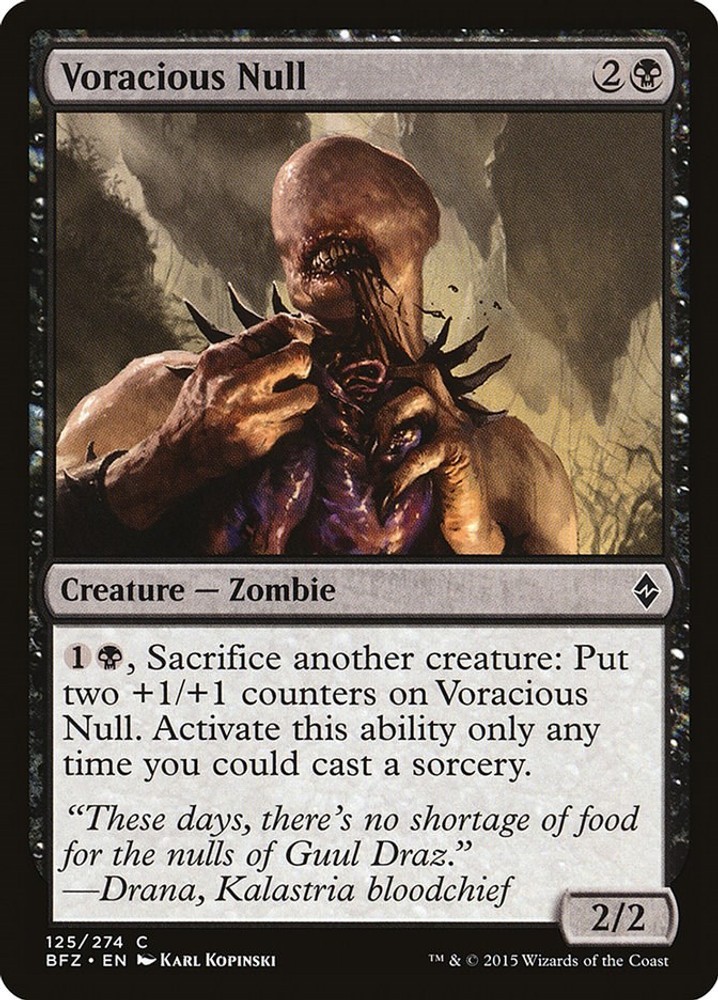 Voracious Null - NM - [BFZ - 125]