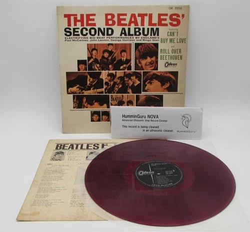The Beatles The Beatles' Second Album Japan Red Vinyl W/Insert  LP OR7058 S1928