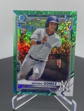2021 Bowman Chrome Prospects Green Mini-Diamond Refractor /99 Antonio Gomez