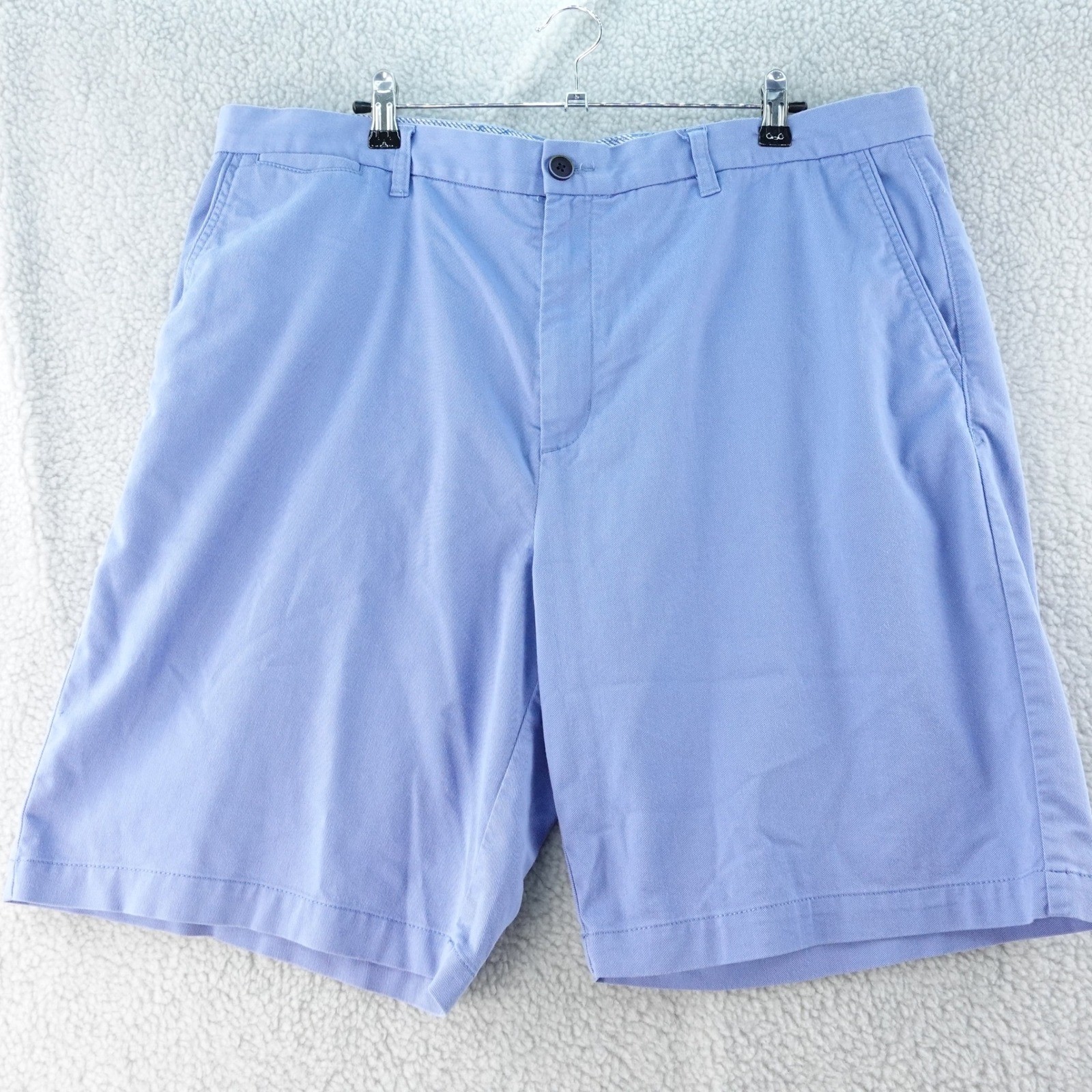 Tommy Bahama Mens Golf Shorts 40 Blue Flat Front Casual Chino Preppy Beach