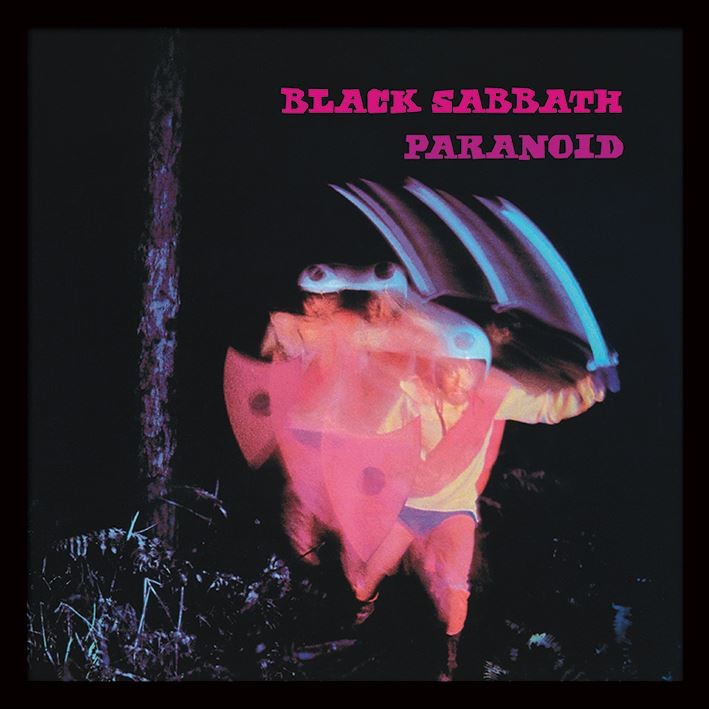 Black Sabbath (Paranoid) 12'' Album Cover Framed Print