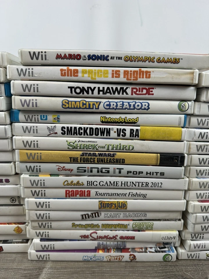 Lote de 50 fundas para videojuegos Wii VACÍAS SIN JUEGOS Zelda Mario Foto 3 de 4