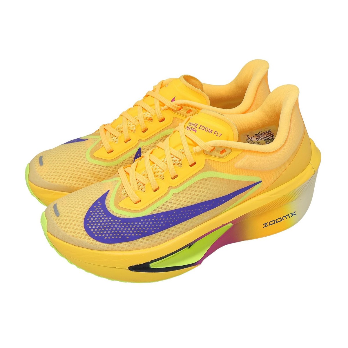 Nike Wmns Zoom Fly 6 Citron Pulse Indigo Burst Women Racing