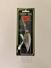 Megabass USA Deep-Six 6 Crankbait Limited Edition Rare GP SB White Tiger