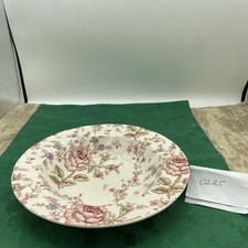 Johnson Brothers Rose Chintz Pink 8.5” Round Cereal/Soup Bowls MADE IN ENGLAND