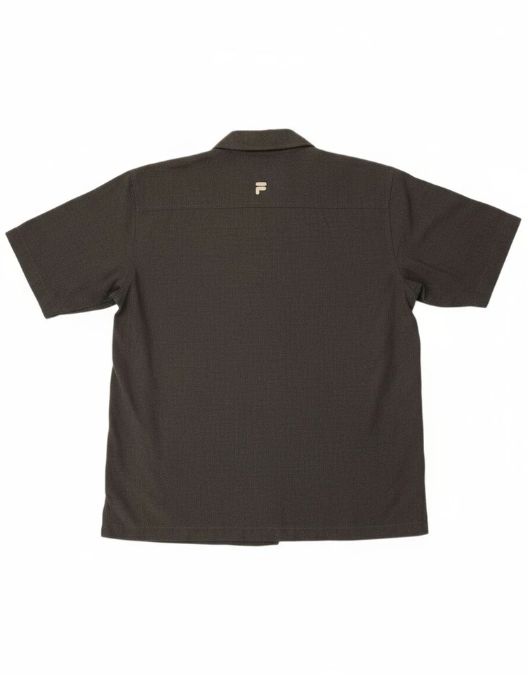 Camisa FILA Hombre Manga Corta Grande Gris Poliéster CT14 Foto 2 de 4