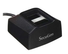 SecuGen HU20-A Hamster Pro 20 USB Fingerprint Reader, Black, 500 DPI Resolution