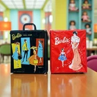 1961-62 Barbie Ponytail Case Lot of 2 Red Black Vintage 60's Doll Carrying Case