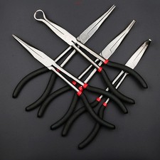 11" 280mm Long Handle Multi-Functional Reach Circle Nose Pliers Plug Puller