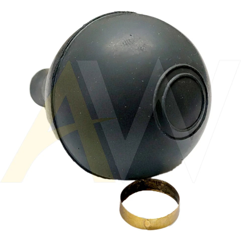 Neue Gummibirne für Oldtimer Messing Hupe Auto Taxi LKW - mit Messingklemme - AW - Bild 4 von 4