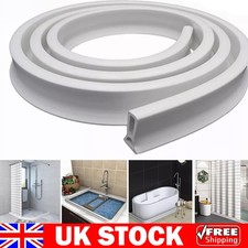 Shower Door Threshold Strip Seal Wetroom Barrier Stick to Floor/Tray Soft