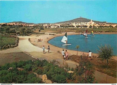 Postcard - 34 - Cap d'Agde - Windsurfing on Lano Pond - CPM - V