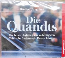 Hörbuch „Die Quandts“ von Rüdiger Jungbluth, 2 CDs - neu, OVP
