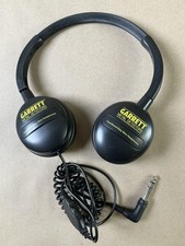 Garrett ClearSound Easy Stow Headphones Black 1/4" Jack Metal Detecting Wired