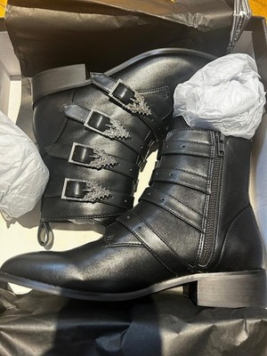 Restyle Cathedralis Gothic Boots, Schwarz, Größe 39, Ungetragen/neu