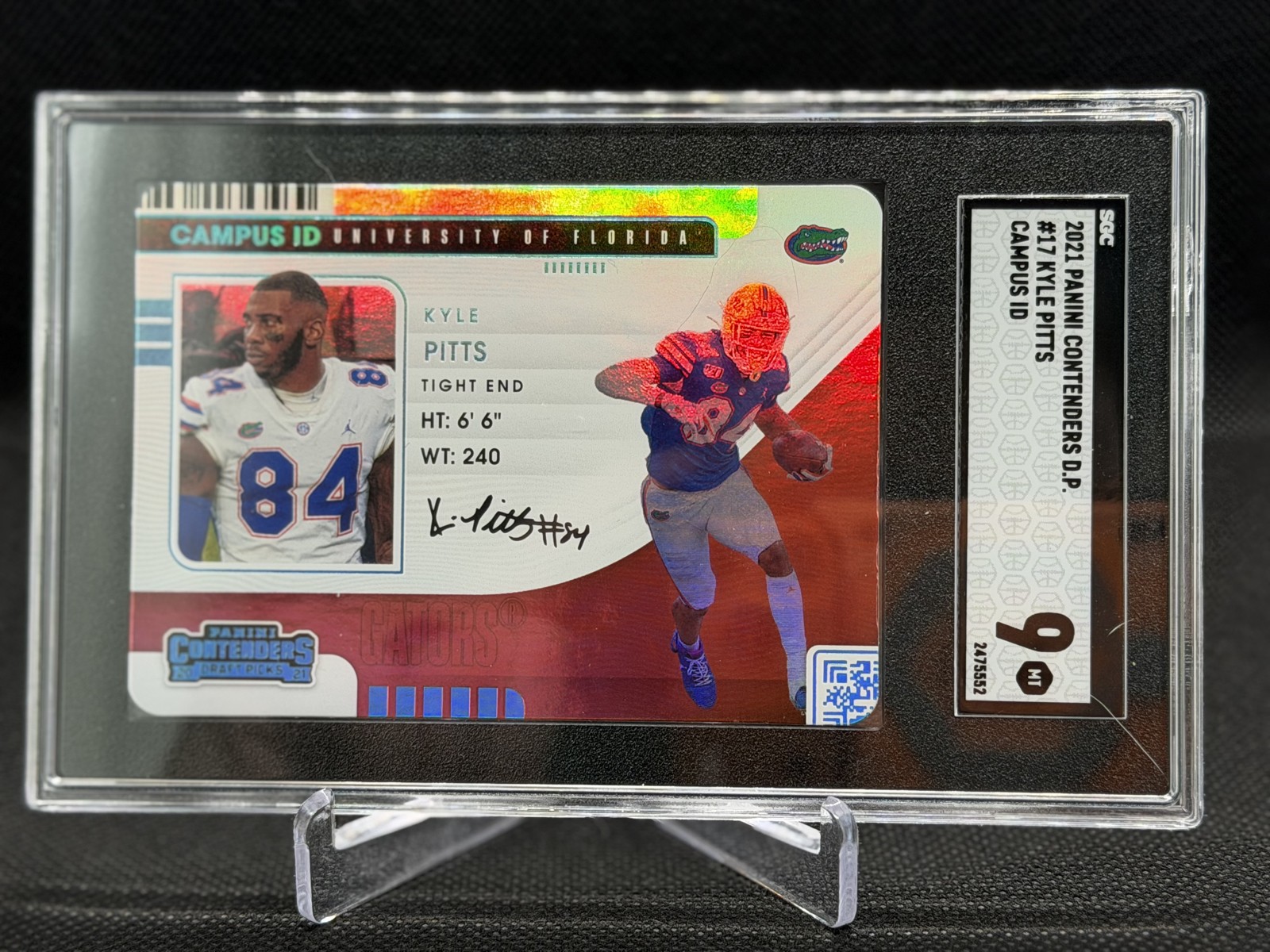 2021 Panini Contenders Draft Picks - Campus Id Kyle Pitts #17 (RC)