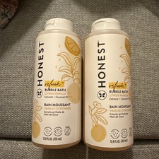 2 The Honest Company Refresh Bubble Bath Citrus Vanilla Sensitive Sweet Almond