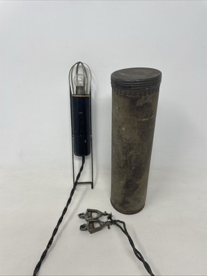Antique CUNO Engineering Retractable Flashlight Unique Automobile Collectible