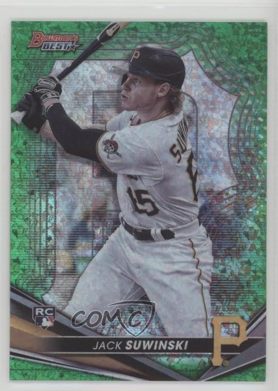 2022 Bowman's Best Green Mini-Diamond Refractor 31/99 Jack Suwinski #32 3q5
