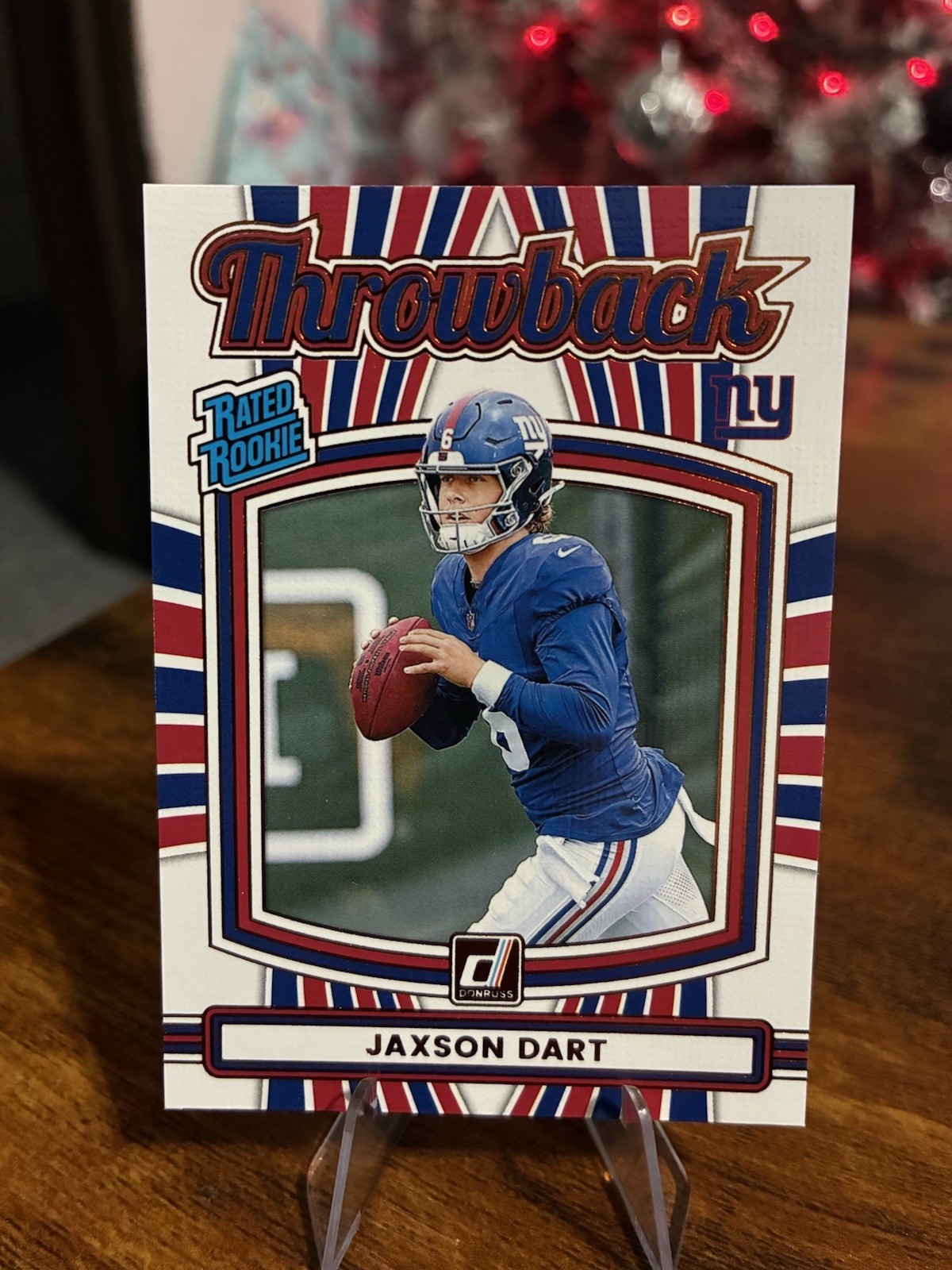 2025 Panini Donruss Rated Rookie Throwback Jaxson Dart #41